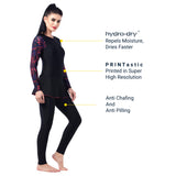 Neon Splatter Women's PADDED SWIM DRESS (Full) (Sun Protected and Chlorine Tested)