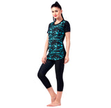 VELOZ printASTIC Thatched Clouds V-Base Top & Slacks