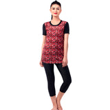 VELOZ printASTIC Thatched Clouds V-Base Top & Slacks