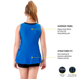 VELOZ POWER BLOCK I Sun Protected I Quick Drying I Anti Chafing SWIM DRESS