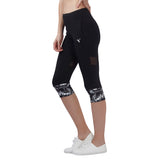 Energía (Dual Pocket) Women 3/4TH LEGGING (High Rise Waistband with hydro-dry Tech)
