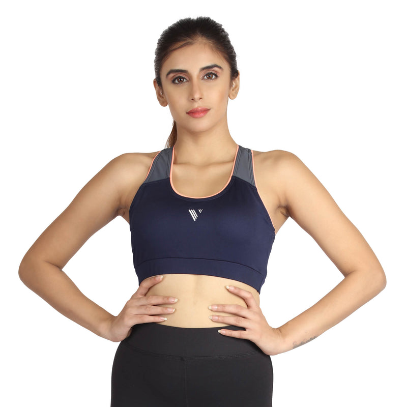 Go-For-It Women's PADDED SPORTS BRA (Quick Dry and Anti Chafing) – Veloz