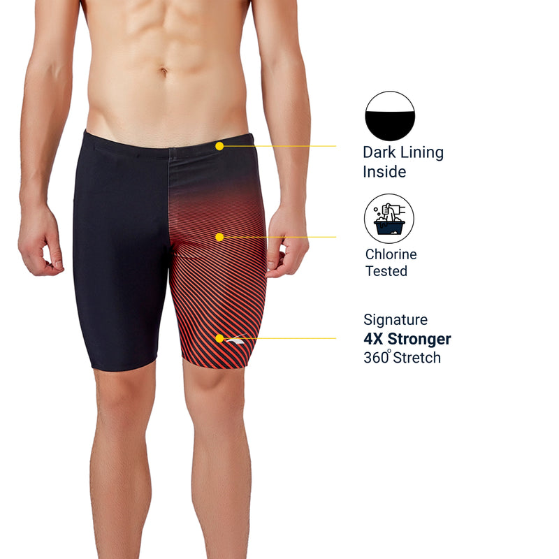 Power Lane Men's JAMMER  (Sun Protected and Chlorine Tested)