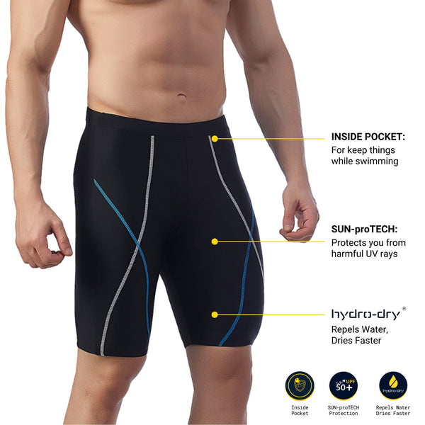 Elevate Men's JAMMER  (Sun Protected and Chlorine Tested)