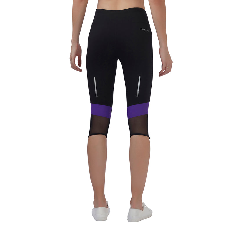 The Boost Women 3/4TH LEGGING (Mid Rise Waistband with hydro-dry Tech)