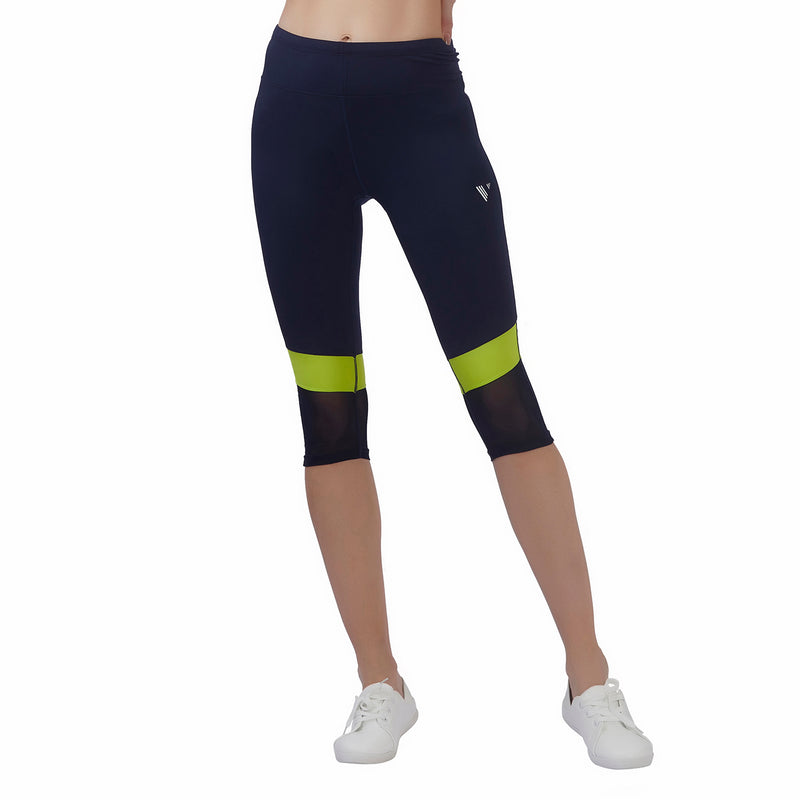 The Boost Women 3/4TH LEGGING (Mid Rise Waistband with hydro-dry Tech)