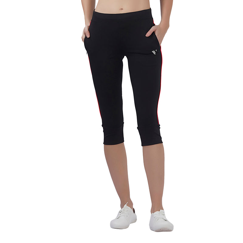 Align (Dual Pocket) Women 3/4TH LEGGING (Firm Waistband with hydro-dry Tech)