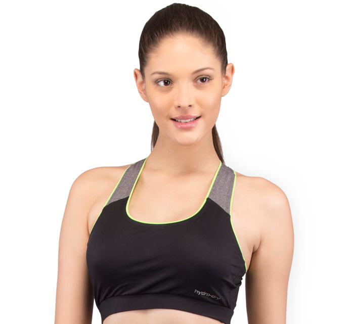 Go-For-It Women's PADDED SPORTS BRA  (Quick Dry and Anti Chafing)